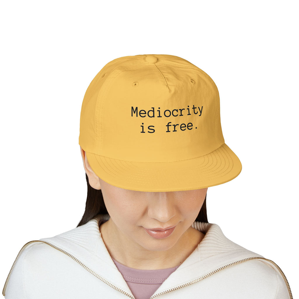 Mediocrity is free - Surf Cap