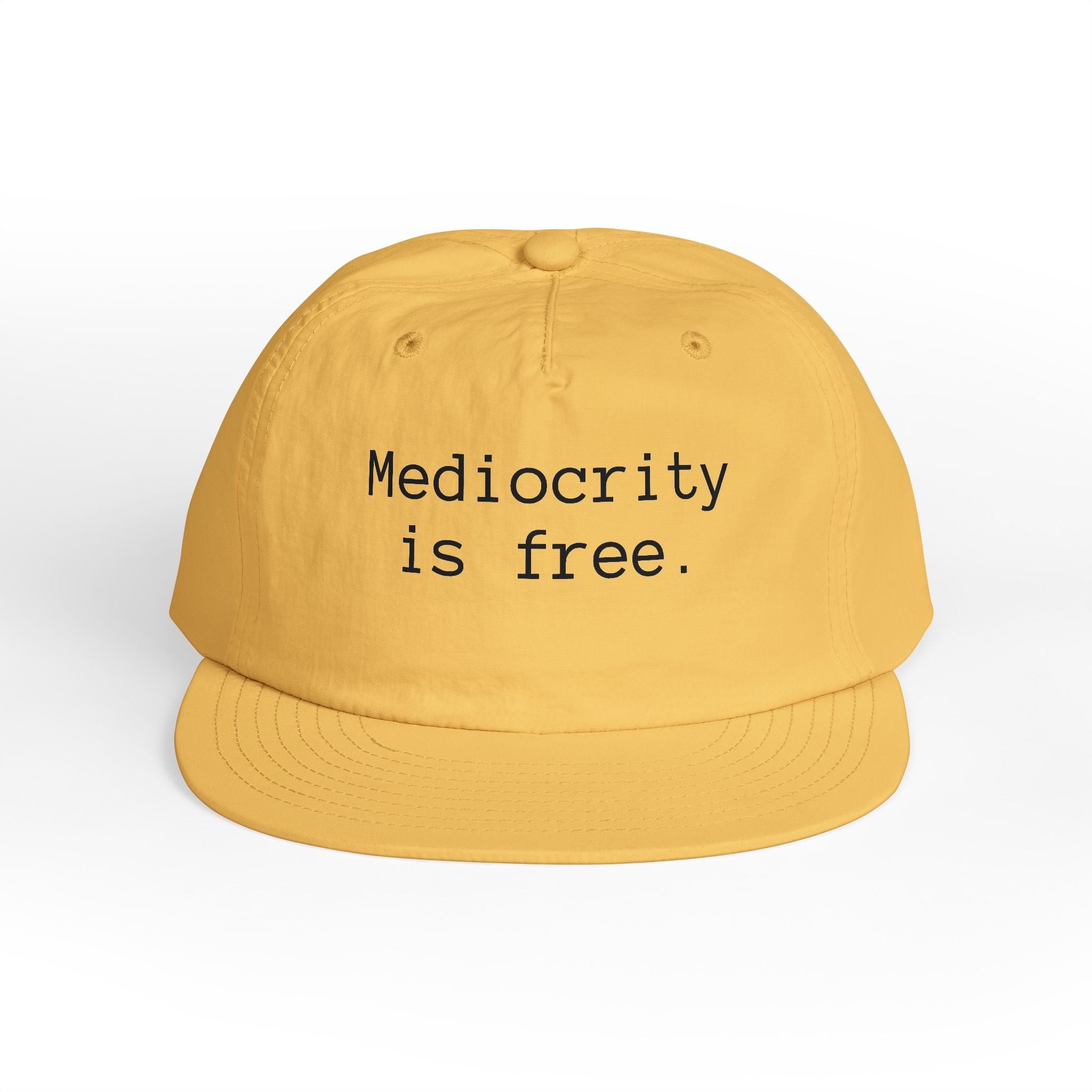 Mediocrity is free - Surf Cap